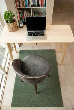 Tica Copenhagen - Smudsmåtte - Ensfarvet - Dusty green/støvet grøn - 90x130 cm