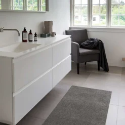 Tica Copenhagen - Smudsmåtte / Dørmåtte - Steelgrey/Grå - 67x120 cm