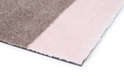 Tica Copenhagen - Smudsmåtte - Stripes Horizon - Sand/Lyserød - 40x60 cm