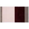 Tica Copenhagen - Smudsmåtte - Stripes Horizon - Bordeaux/Rose/Sand - 40x60 cm
