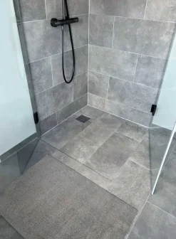 Tica Copenhagen - Smudsmåtte / Dørmåtte - Grå - Steelgrey - 60x90 cm