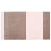Tica Copenhagen - Smudsmåtte - Stripes Horizon - Sand/Lyserød - 90x130 cm