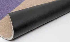 Tica Copenhagen - Smudsmåtte - Stripes Horizon - Lilla/Ivory/Grøn - 67x120 cm