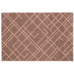 Tica Copenhagen - Smudsmåtte - Lines - Sand - 60x90 cm