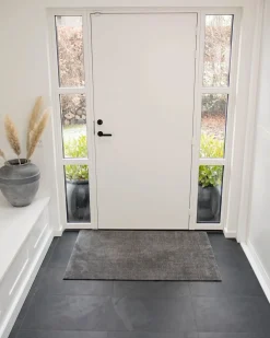 Tica Copenhagen - Smudsmåtte / Dørmåtte - Steelgrey/Grå - 90x130 cm