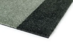 Tica Copenhagen - Smudsmåtte - Stripes Horizon - Lysegrøn/Støvet/Mørkegrøn - 90x200 cm