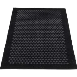 Tica Copenhagen - Smudsmåtte - Dots - Sort/grå - 67x120 cm