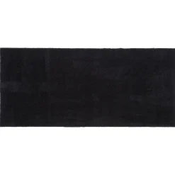 Tica Copenhagen - Smudsmåtte - Ensfarvet - Sort - 67x150 cm