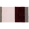 Tica Copenhagen - Smudsmåtte - Stripes Horizon - Bordeaux/Rose/Sand - 60x90 cm