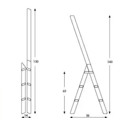 Trappestige i grøn fra HINDEVADGÅRD