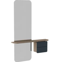 Umage - Entrespejl One More Look - Grå og Eg - Anthracite grey/oak