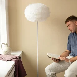 Umage - Gulvlampefod - Santé - Børstet stål