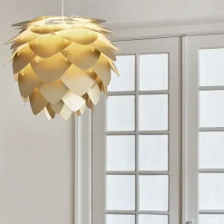 Umage - Lampeskærm - Aluvia Pendel - Børstet messing - Medium Ø59 cm