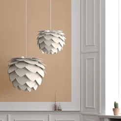 Umage - Lampeskærm - Aluvia Pendel - Pearl white - Mini Ø40 cm
