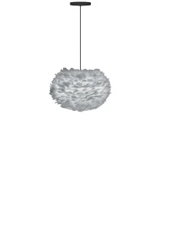 Umage - Lampeskærm - Eos - Lys Grå fjer - Medium