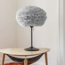 Umage - Lampeskærm - Eos - Lys Grå fjer - Medium