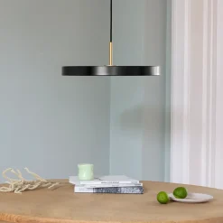 Umage - Loftlampe pendel - Asteria - Messingtop - Hvid/Nuance mist - Mini Ø31 cm