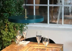 Umage - Pendel - Asteria - med Ståltop - Forest green - Medium Ø43 cm