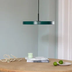 Umage - Pendel - Asteria - Sort top - Forest green - Medium Ø43 cm