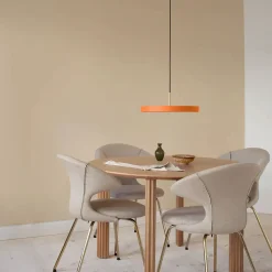 Umage - Pendel - Asteria - Sort top/Nuance orange - Medium Ø43 cm