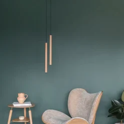 Umage - Pendel - Chimes Tall - Oak/Eg - ø: 3.4 cm h: 44 cm