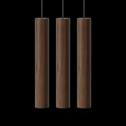 Umage - Pendel Lamper - Chimes Cluster - 3 stk. - Dark oak/Mørk eg