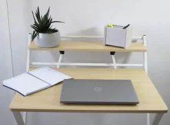 UNILUX - Folde bord - HOMY - Bøg/Hvid