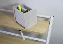 UNILUX - Folde bord - HOMY - Bøg/Hvid