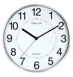 UNILUX - Væg Ur - ARIA - Metal grå