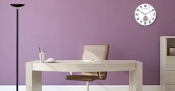 UNILUX - Væg Ur - TEMPUS - Sølv