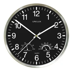 UNILUX - Væg UR - WETTY - Sort