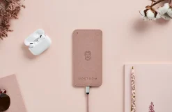 Upström - TO100, trådløs oplader - Pink