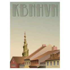 VISSEVASSE - Christianshavn plakat - 50x70 cm