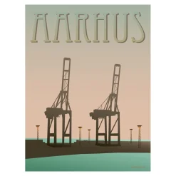 VISSEVASSE - Havnen plakat - 30x40 cm