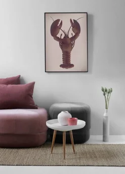 VISSEVASSE - Hummeren plakat - 30x40 cm