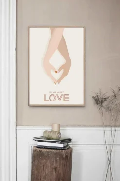 VISSEVASSE - It´s all about love - 30x40 cm