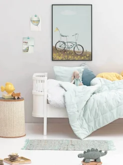 VISSEVASSE - Plakat - Bike With A Flag - 50x70 cm