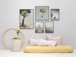 VISSEVASSE - Plakat - Boy in A Boat - 30x40 cm