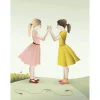VISSEVASSE - Plakat - Hand-Clapping Girls - 50x70 cm