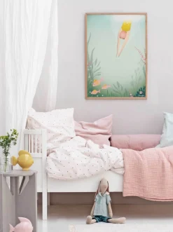 VISSEVASSE - Plakat - Swim Like A Fish - 30x40 cm