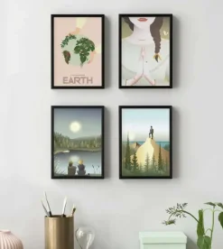 ViSSEVASSE - Ramme til plakat - Mat sort - 50x70 cm