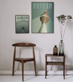 VISSEVASSE plakat - London Eye - 15x21