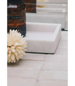 WELLmark - bakke i marmor - hvid