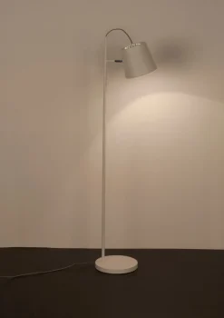 Zuiver - Gulvlampee BUCKLE HEAD hvid