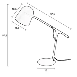Zuiver - Lau bordlampe - Sort